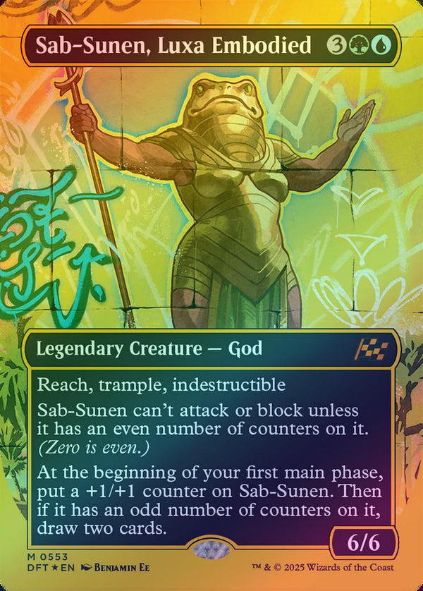 Sab-Sunen, Luxa Embodied - Borderless Graffiti Giant (First-Place Foil) (DFT)
