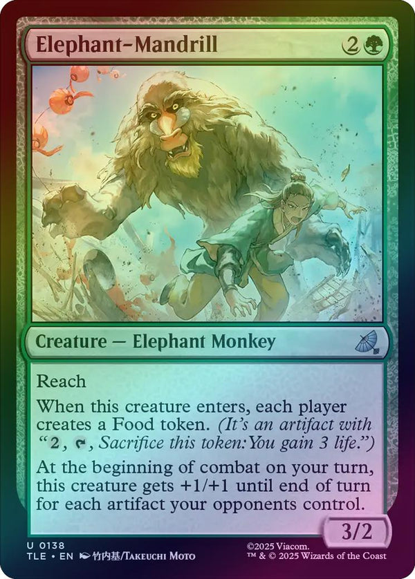 Elephant-Mandrill (Foil) (TLE)