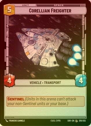 Corellian Freighter - 250/252 - Common (Foil)