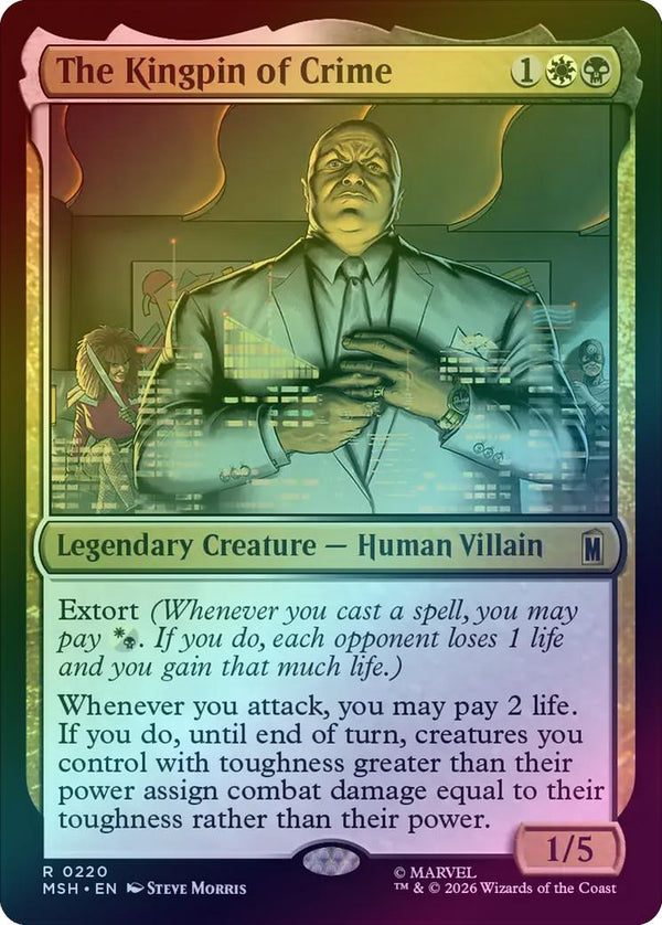 The Kingpin of Crime (Foil) (MSH) (Pre-Order)