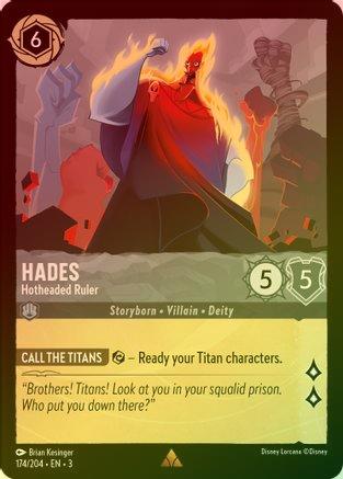 Hades (Hotheaded Ruler) - 174/204 - Rare (Foil)