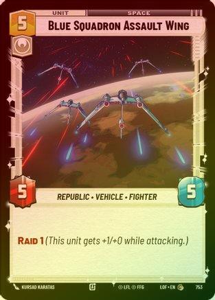 Blue Squadron Assault Wing - 753 - Common (Foil)