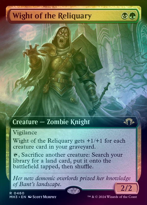 Wight of the Reliquary - Extended Art (Foil) (MH3)