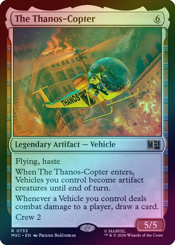 The Thanos-Copter (Foil) (MSC) (Pre-Order)