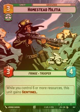 Homestead Militia (Hyperspace) - 847 - Common (Foil)