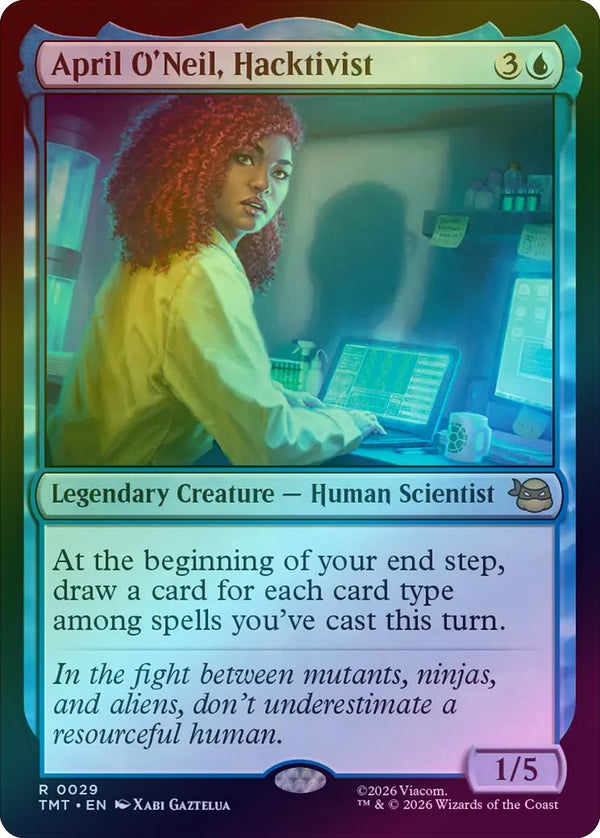 April O'Neil, Hacktivist (Foil) (TMT)