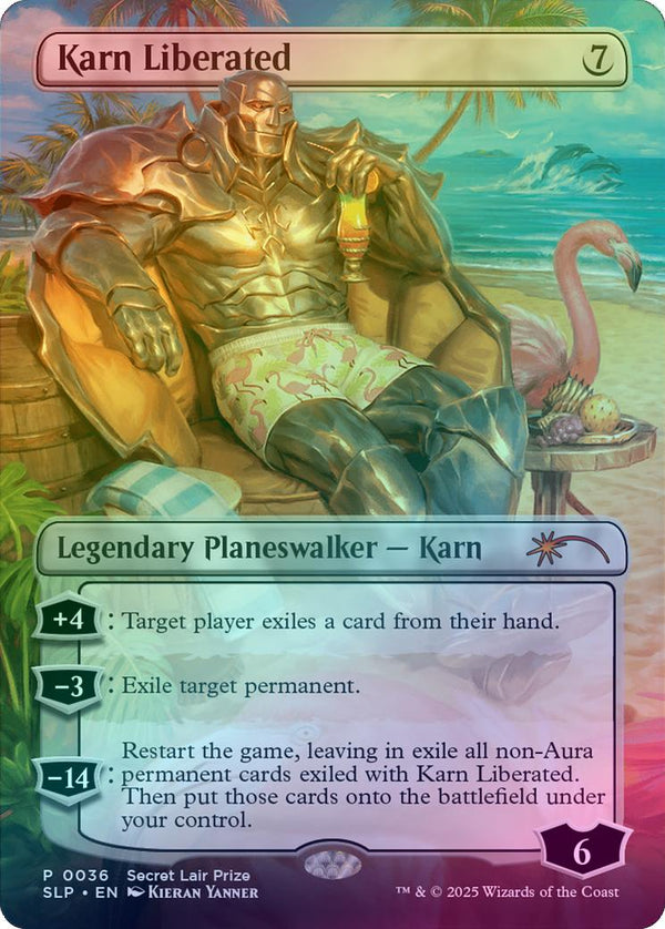 Karn Liberated - Borderless (Foil) (SLP)