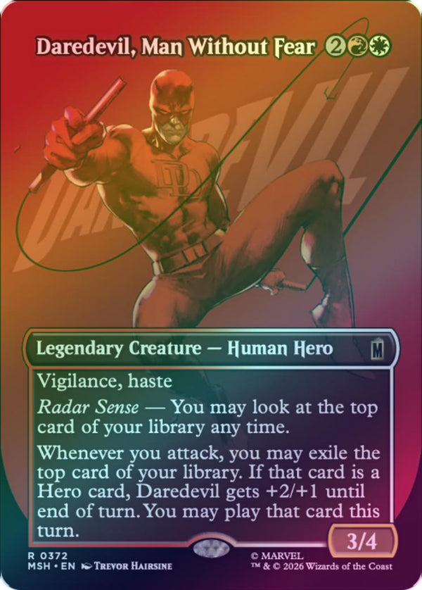 Daredevil, Man Without Fear - Logo Showcase (Foil) (MSH) (Pre-Order)