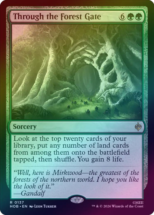 Through the Forest Gate (Foil) (HOB) (Pre-Order)