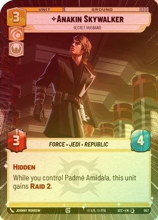 Anakin Skywalker - Secret Husband (Hyperspace Foil) - 957 - Special (Foil)