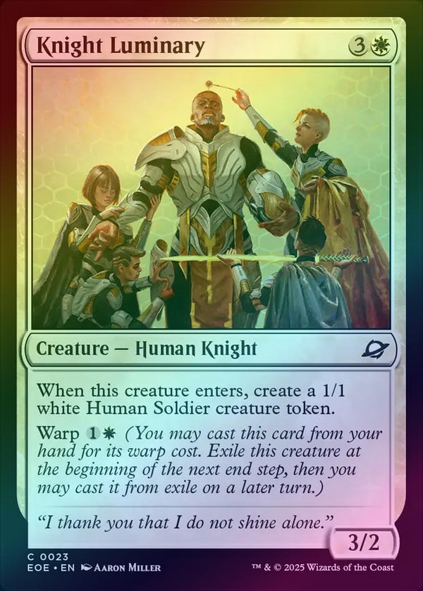 Knight Luminary (Foil) (EOE)