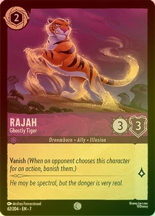 Rajah (Ghostly Tiger) - 62/204 - Common (Foil)