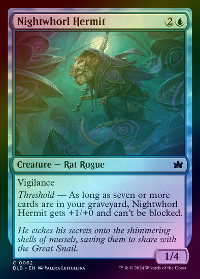 Nightwhorl Hermit (Foil) (BLB)