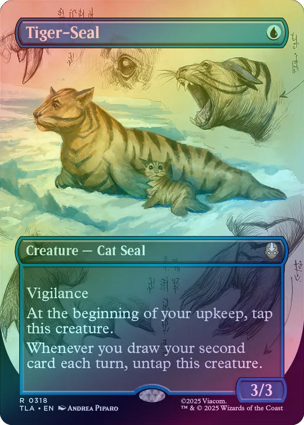 Tiger-Seal - Borderless Field Notes (Foil) (TLA)