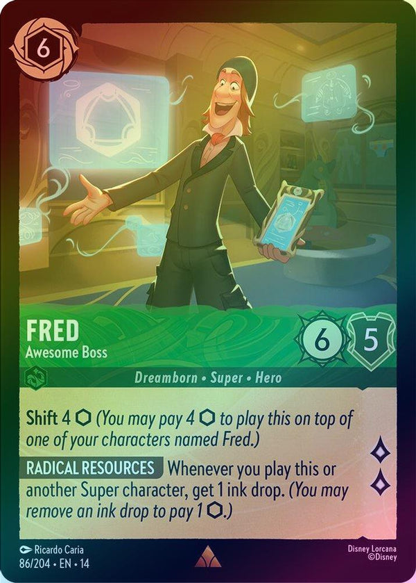 Fred (Awesome Boss) - 86/204 - Rare (Foil)