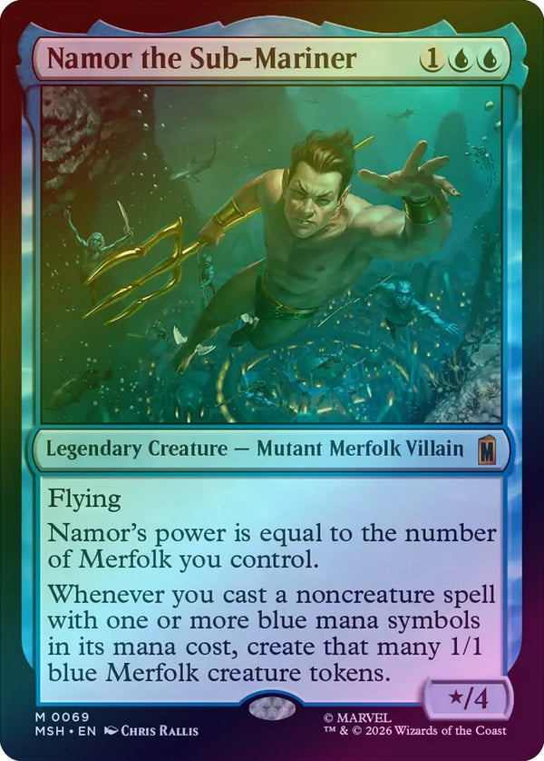Namor the Sub-Mariner (Foil) (MSH) (Pre-Order)