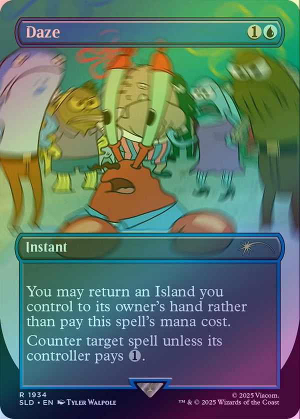 Daze - Spongebob Squarepants: Internet Sensation (Foil) (SLD)