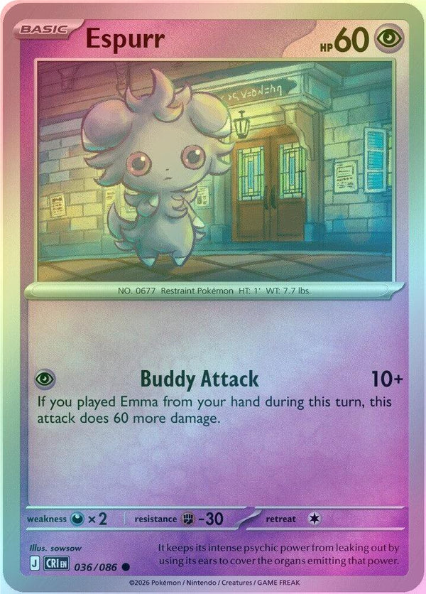 Espurr - 036/086 - Common - Reverse Holo