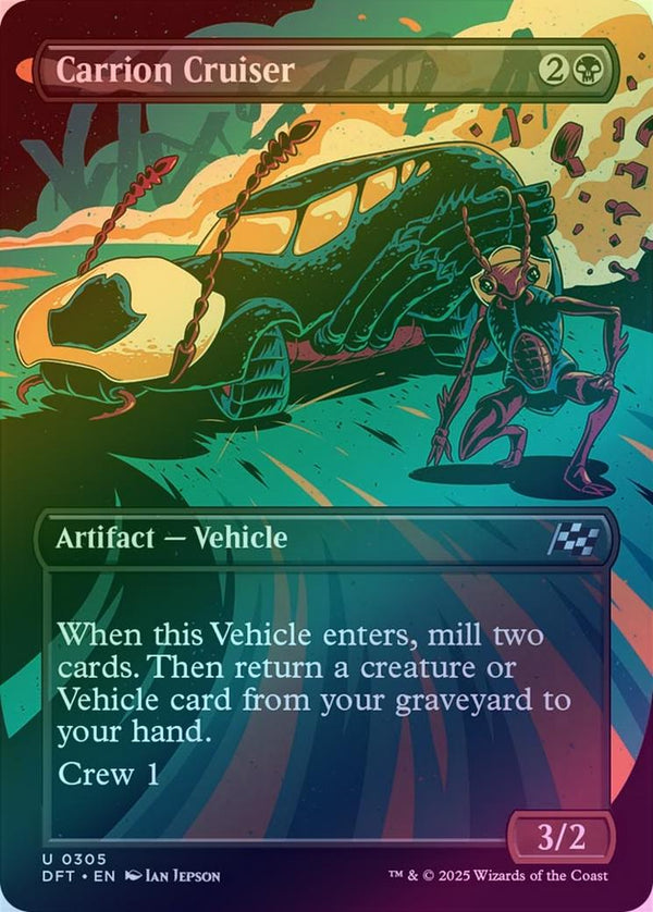 Carrion Cruiser - Borderless Revved Up (Foil) (DFT)
