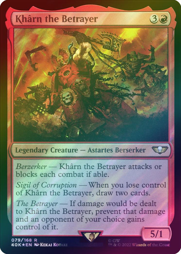Khârn the Betrayer (Surge Foil) (40K)