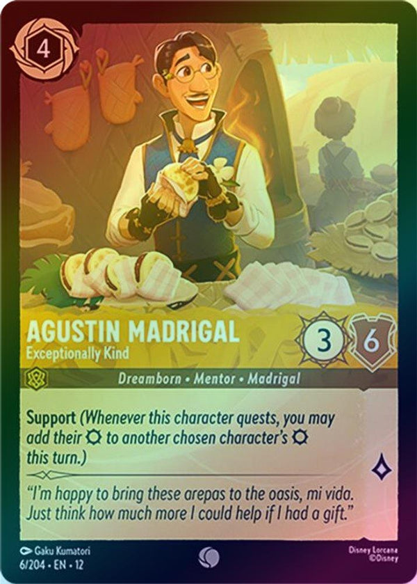 Agustin Madrigal (Exceptionally Kind) - 6/204 - Common (Foil)