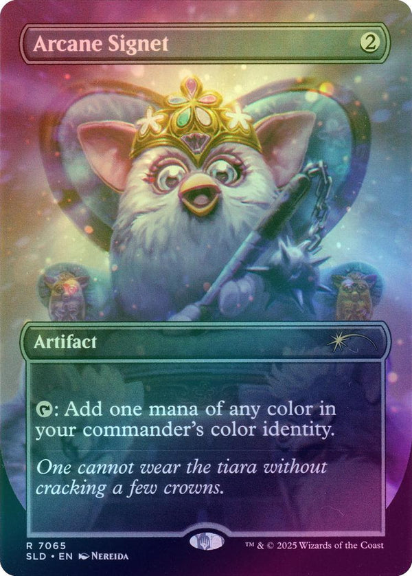 Arcane Signet - FURBY Bonus Card (Rainbow Foil) (SLD)
