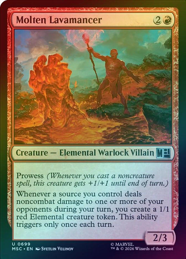 Molten Lavamancer (Foil) (MSC)