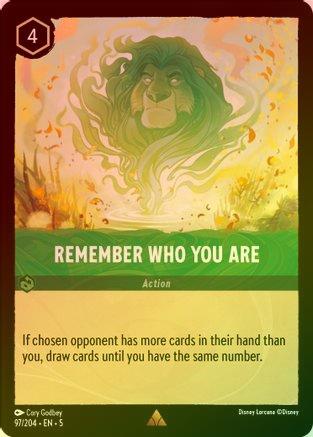 Remember Who You Are - 97/204 - Rare (Foil)