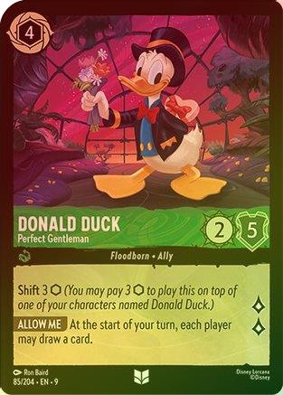 Donald Duck (Perfect Gentleman) (Fabled Reprint) - 85/204 - Uncommon (Foil)