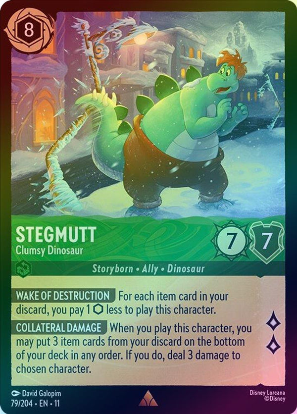 Stegmutt (Clumsy Dinosaur) - 79/204 - Rare (Foil)