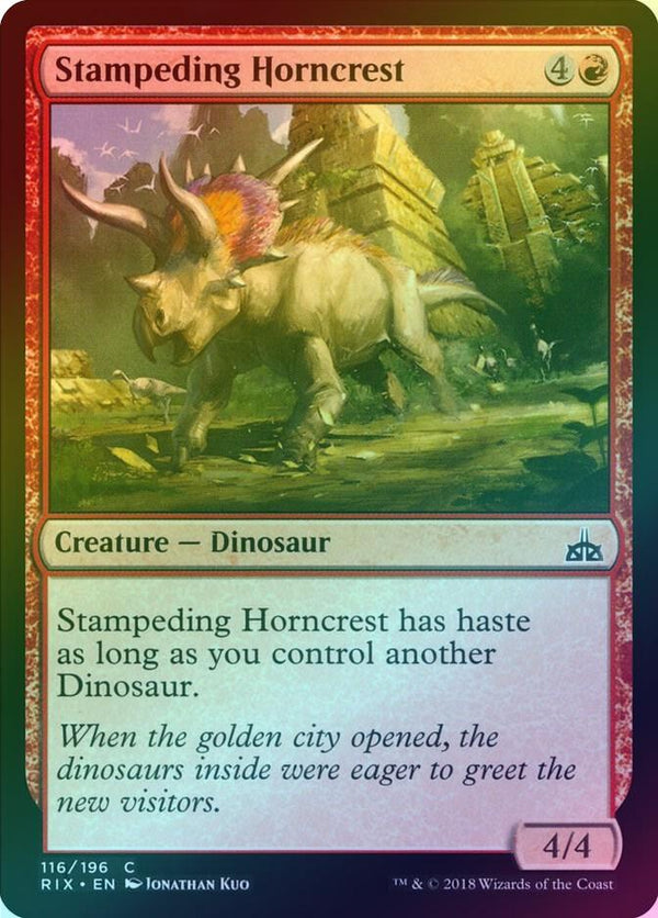 Stampeding Horncrest (Foil) (RIX)