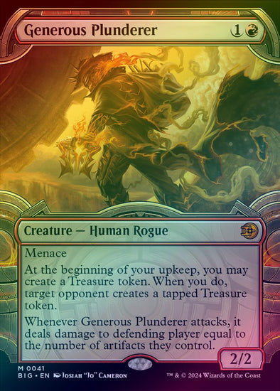 Generous Plunderer - Showcase (Foil) (BIG)