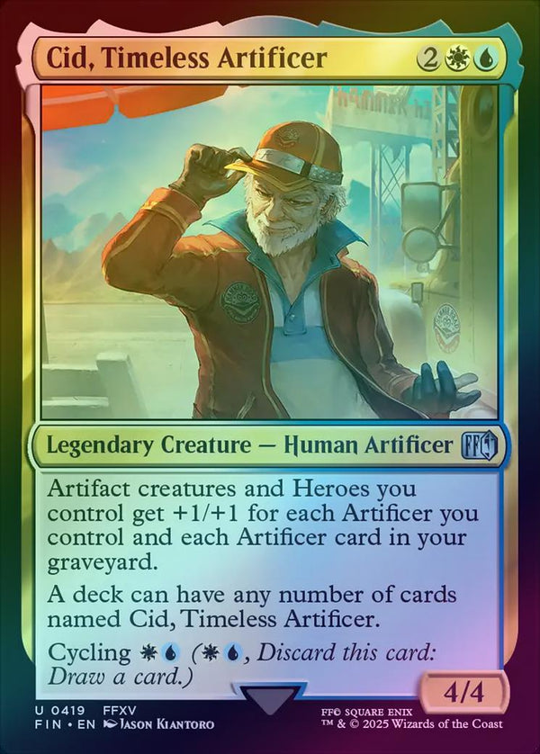 Cid, Timeless Artificer (419) (Foil) (FIN)