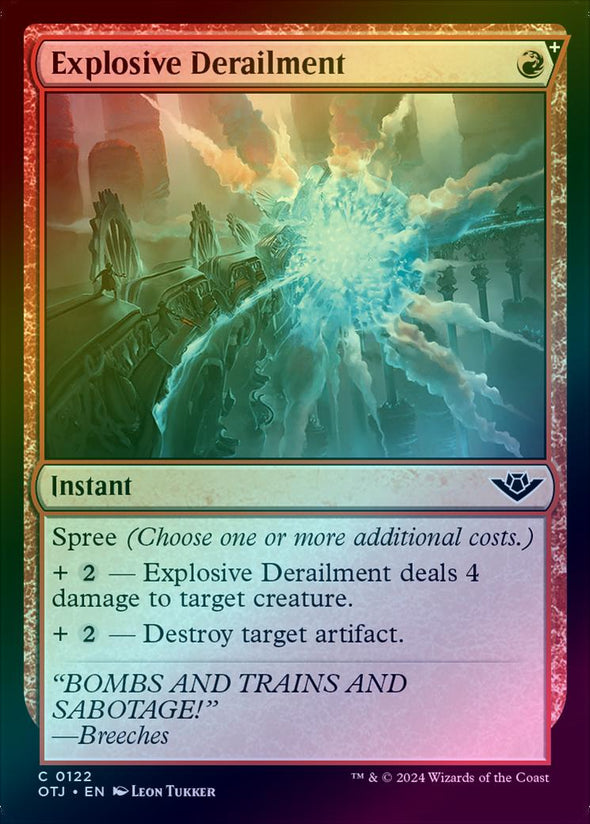 Explosive Derailment (Foil) (OTJ)