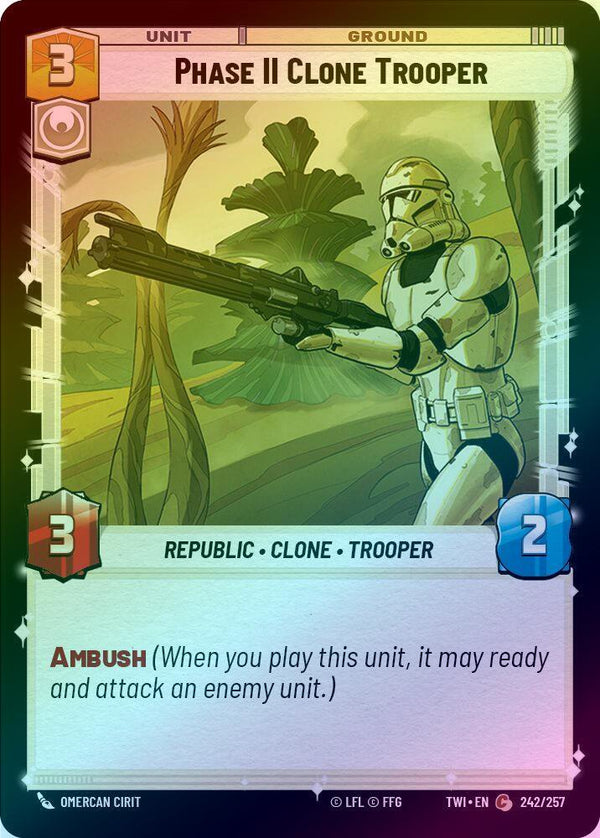 Phase II Clone Trooper - 242/257 - Common (Foil)