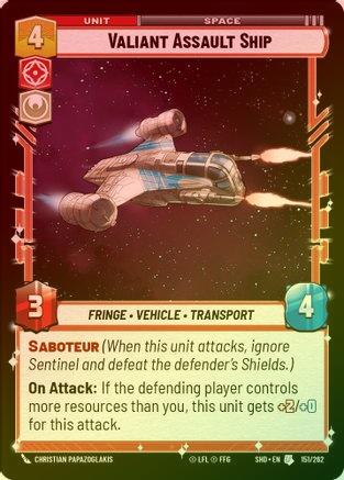 Valiant Assault Ship - 151/262 - Uncommon (Foil)