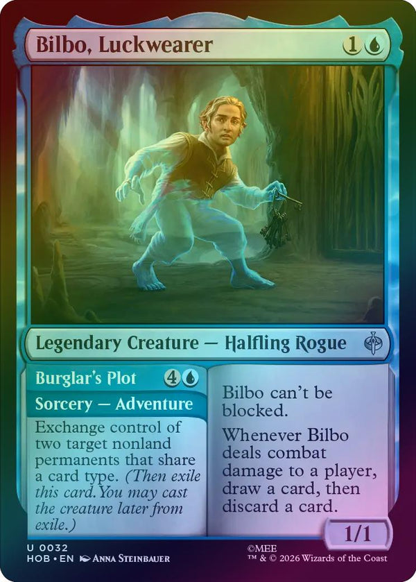 Bilbo, Luckwearer // Burglar's Plot (Foil) (HOB) (Pre-Order)