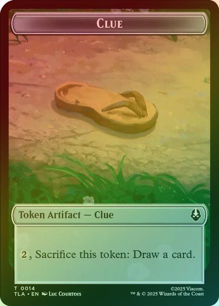 Clue (014) // Copy (002) Token (Foil) (TTLA)