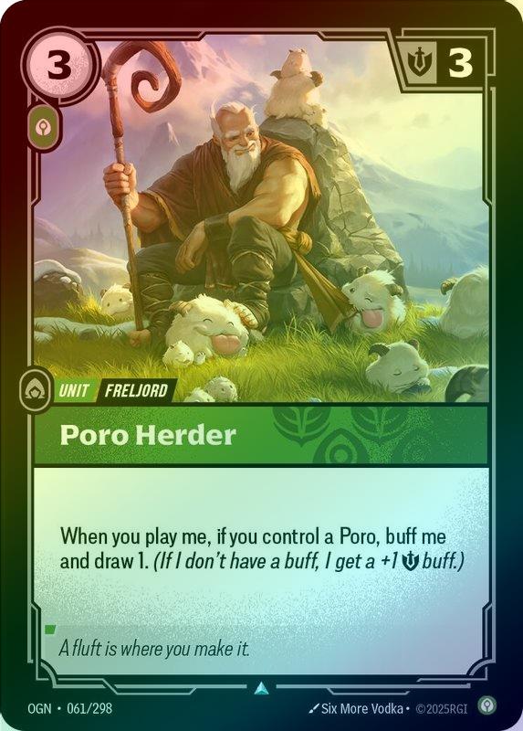Poro Herder - 061/298 - Uncommon (Foil)