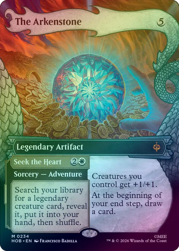 The Arkenstone // Seek the Heart - Dragon Hoard Frame (Foil) (HOB) (Pre-Order)