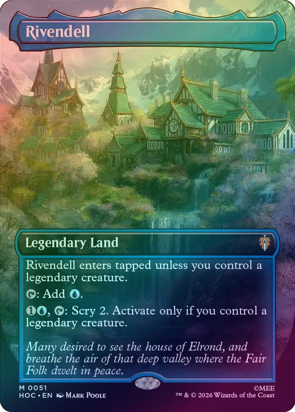 Rivendell - Borderless (Foil) (HOC)