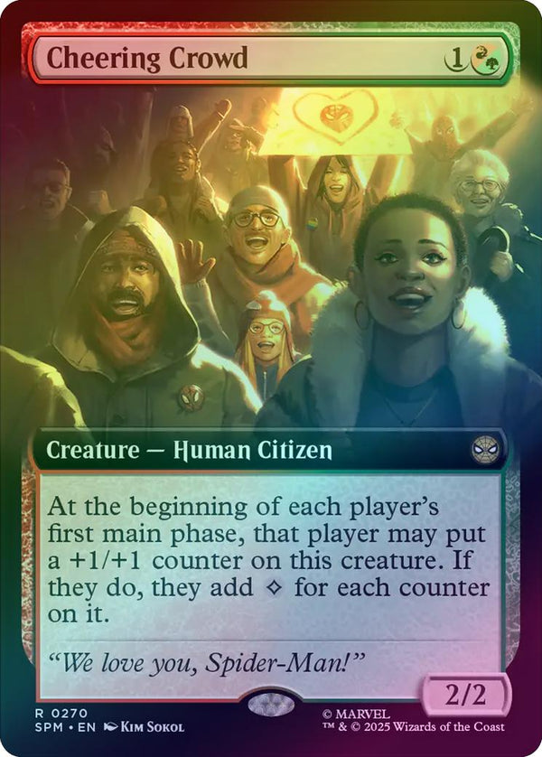 Cheering Crowd - Extended Art (Foil) (SPM)