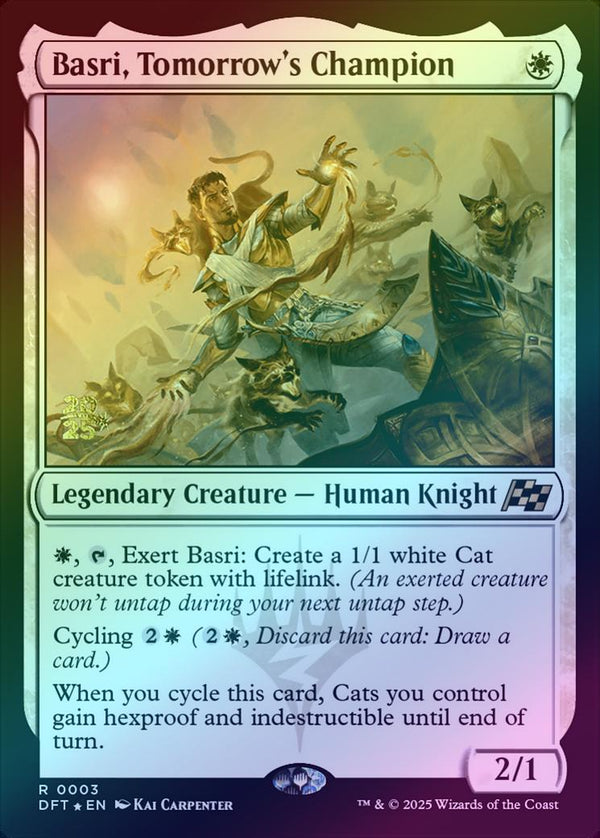 Basri, Tomorrow's Champion - Prerelease Promo (Foil) (PDFT)