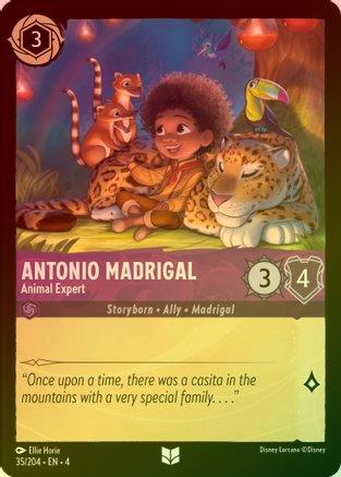 Antonio Madrigal (Animal Expert) - 35/204 - Uncommon (Foil)