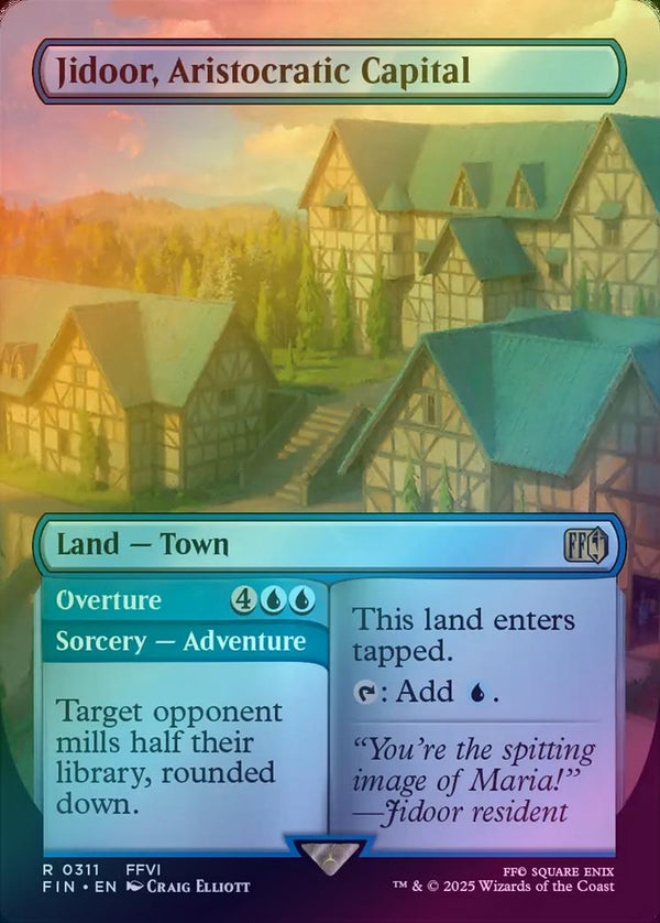 Jidoor, Aristocratic Capital // Overture - Borderless (Foil) (FIN)