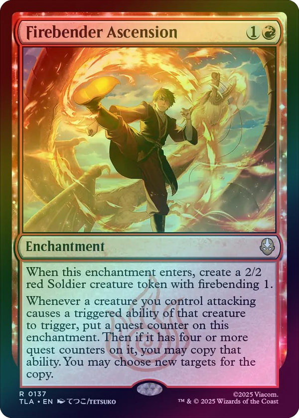 Firebender Ascension (Foil) (TLA)
