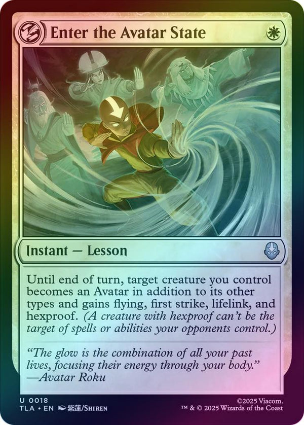 Enter the Avatar State (Foil) (TLA)