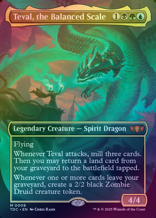 Teval, the Balanced Scale - Borderless (Foil) (TDC)