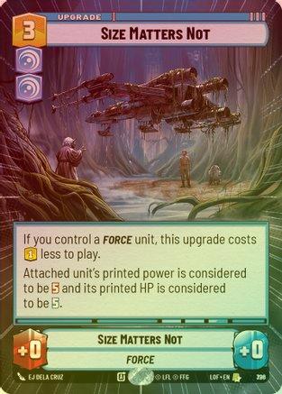 Size Matters Not (Hyperspace) - 796 - Rare (Foil)