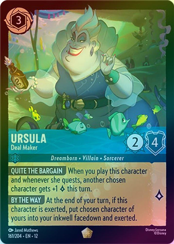 Ursula (Deal Maker) - 161/204 - Legendary (Foil)